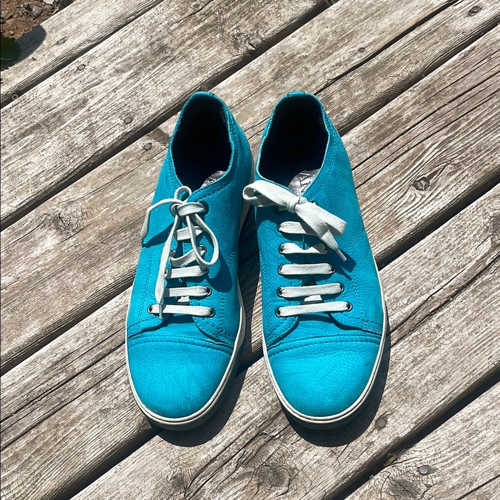 Lanvin blue Leather sneakers